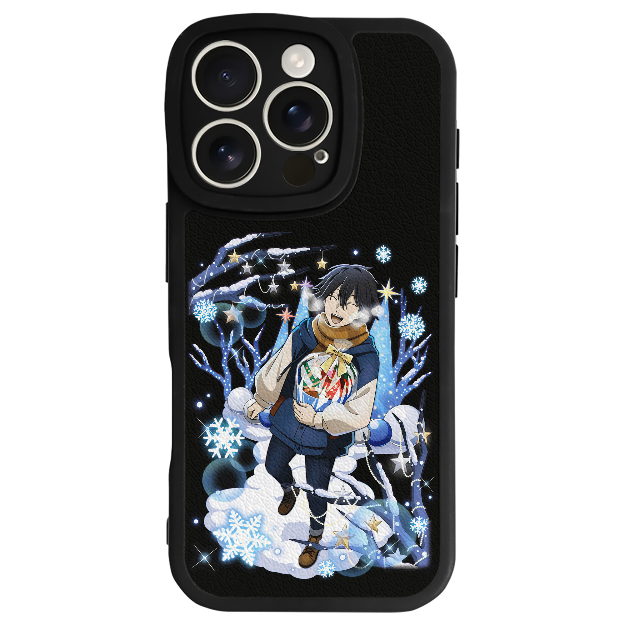 （画像用） 文豪ストレイドッグス Bungo Stray Dogs 【iPhone 16シリーズ対応】シリコンスマホケース（レザー調） 材質：シリコン